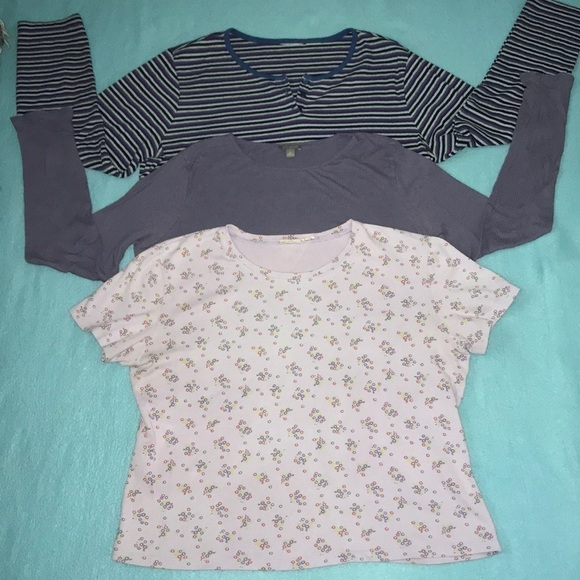 Ann Taylor Tops - 𝅺Bundle of 3 tops purples size XL
